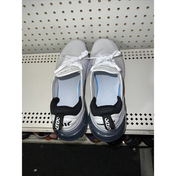 Nike Air Max 270 Golf Mens Spikeless Golf Shoes Size 9.5 White Black CK6483-102 - Picture 2 of 8